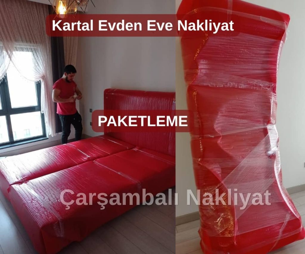 Kartal evden eve nakliyat: paketleme işlemi